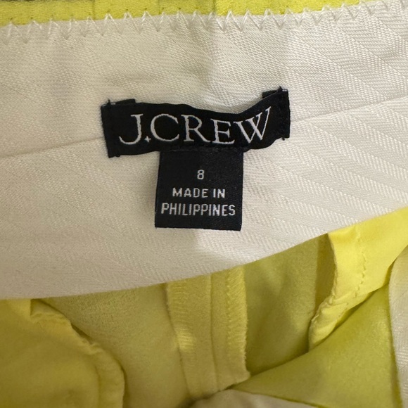 J.Crew Essential Trouser Pant in City Crepe - Lemon Sorbet - Picture 6 of 6